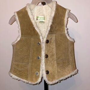 Western Vest Suede Vest Shearling Vest Sherpa vest Vintage Vest Family Photos 🌲